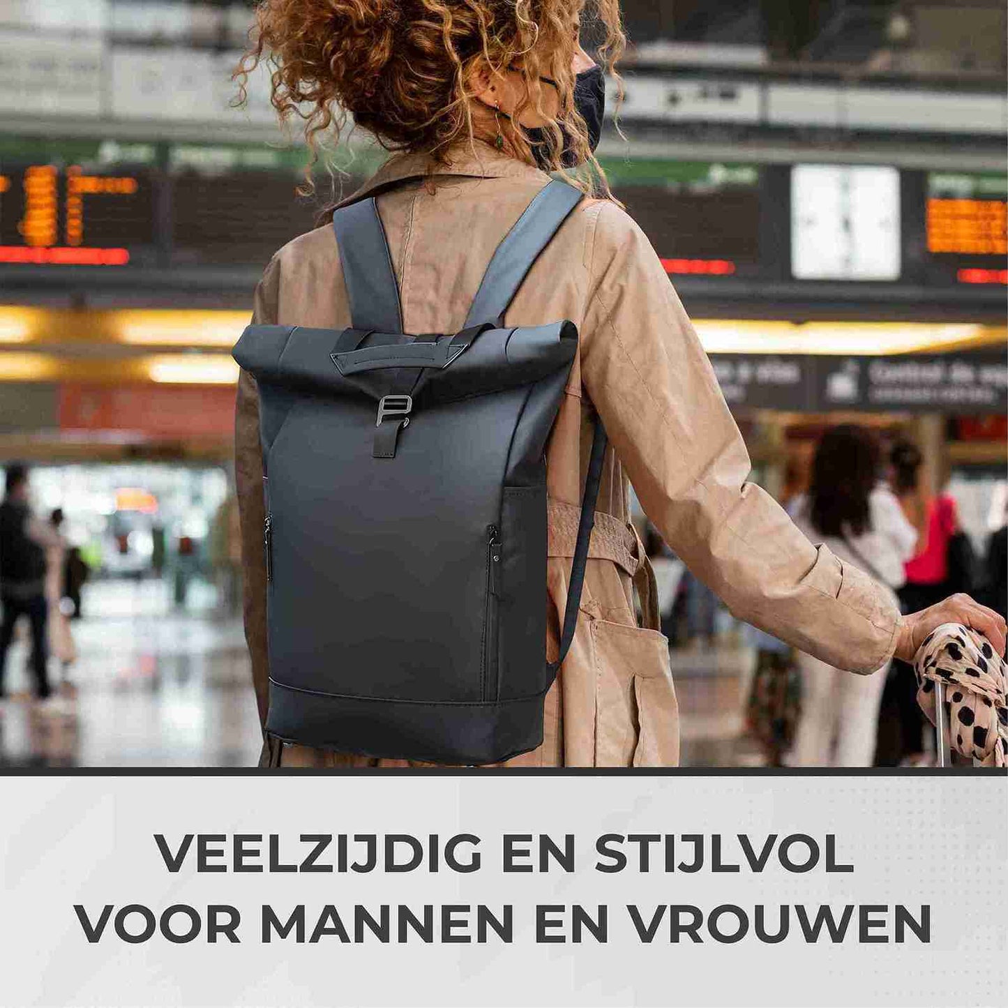 NovaQ Rolltop Rugzak 25 tot 40L