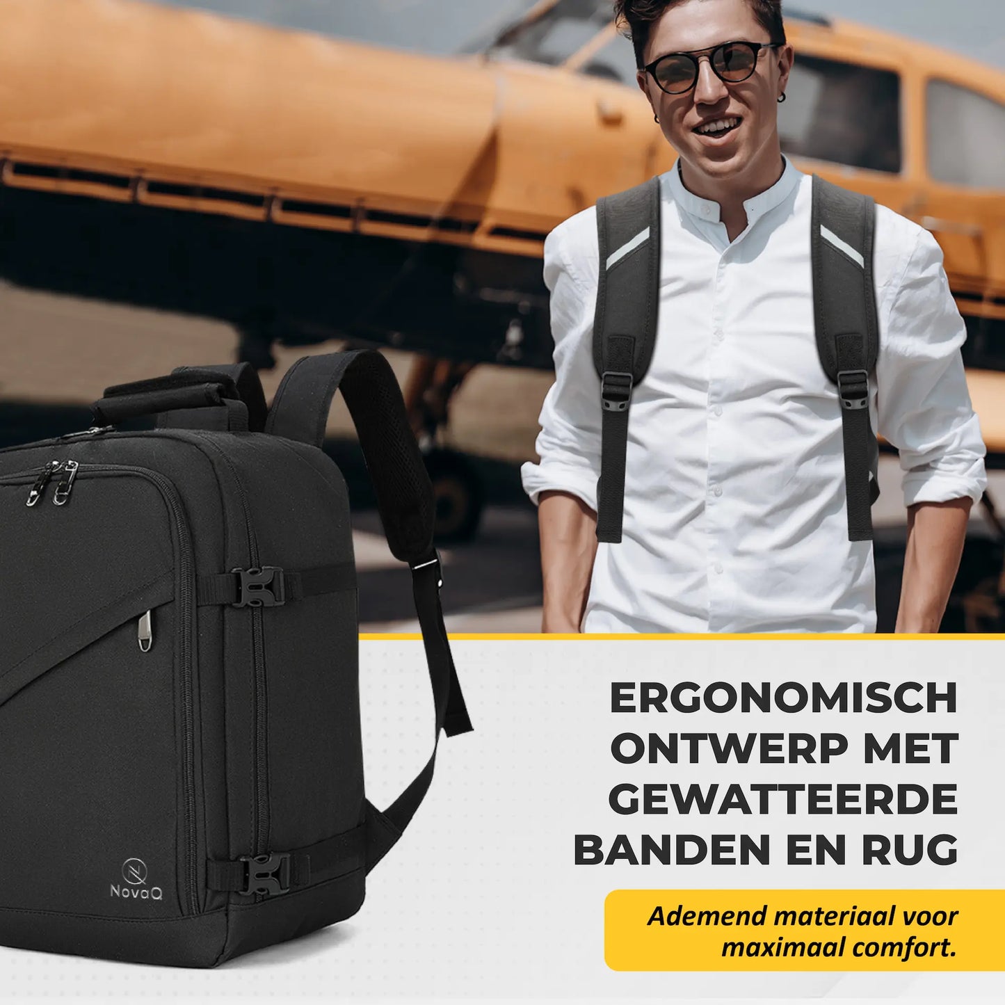 NovaQ Handbagage Rugzak