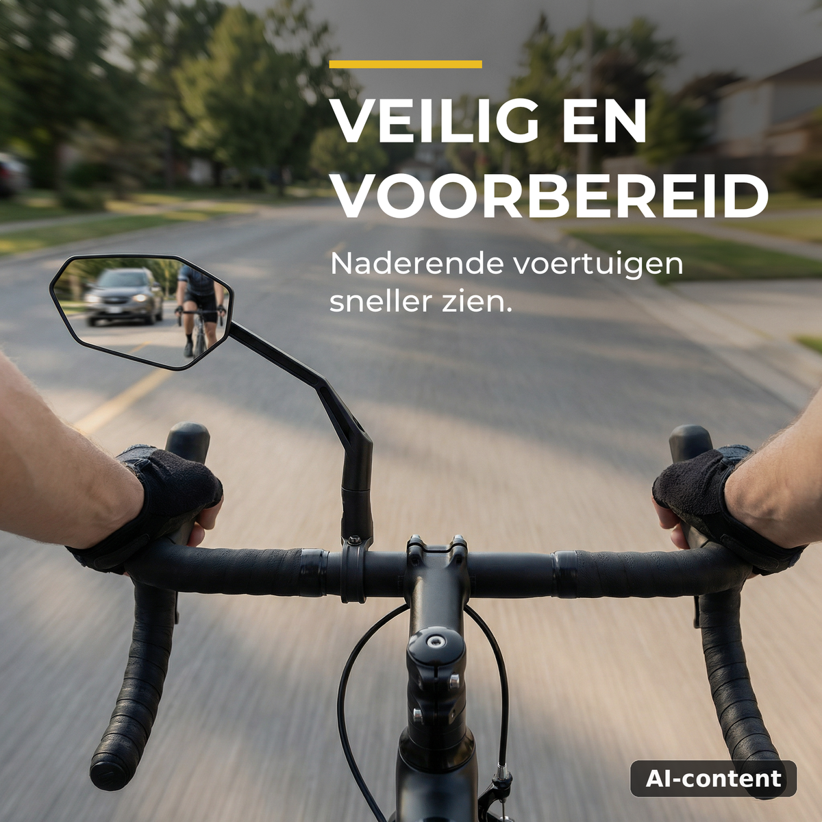 NovaQ Fietsspiegel E-bike – Links