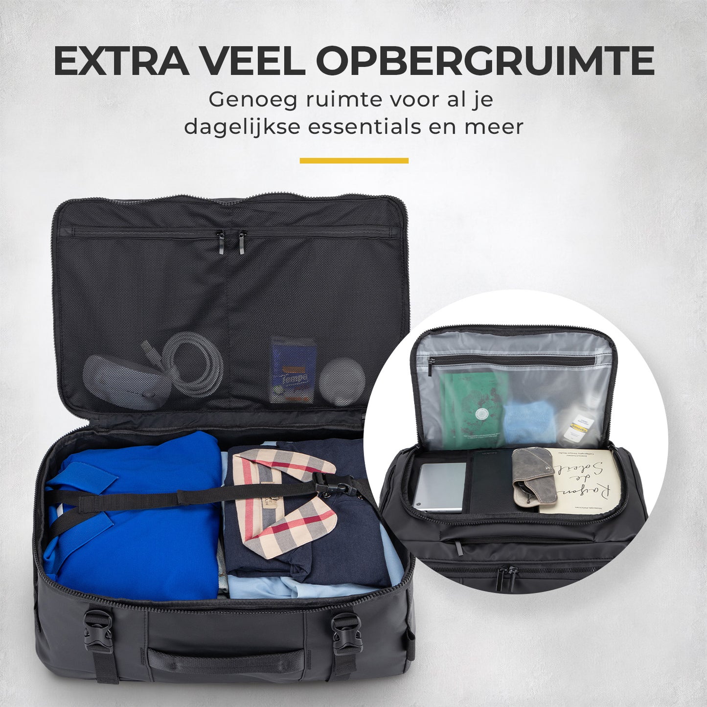 NovaQ Handbagage Rugzak Met Laptopvak