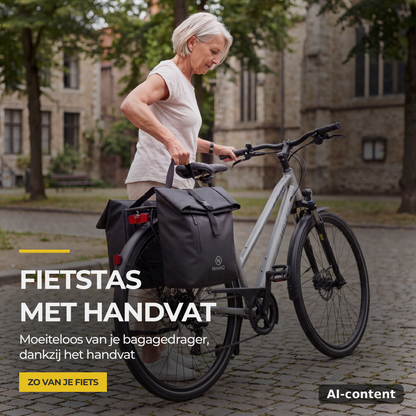 NovaQ Dubbele Fietstassen 48L – Waterdicht, voor E-bike & Gewone Fiets