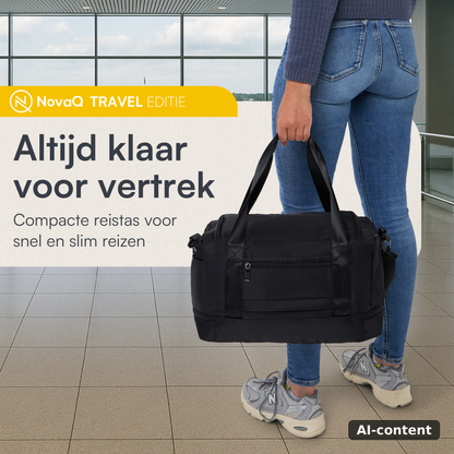 NovaQ Handbagage Duffeltas Met Bodemvak 20L