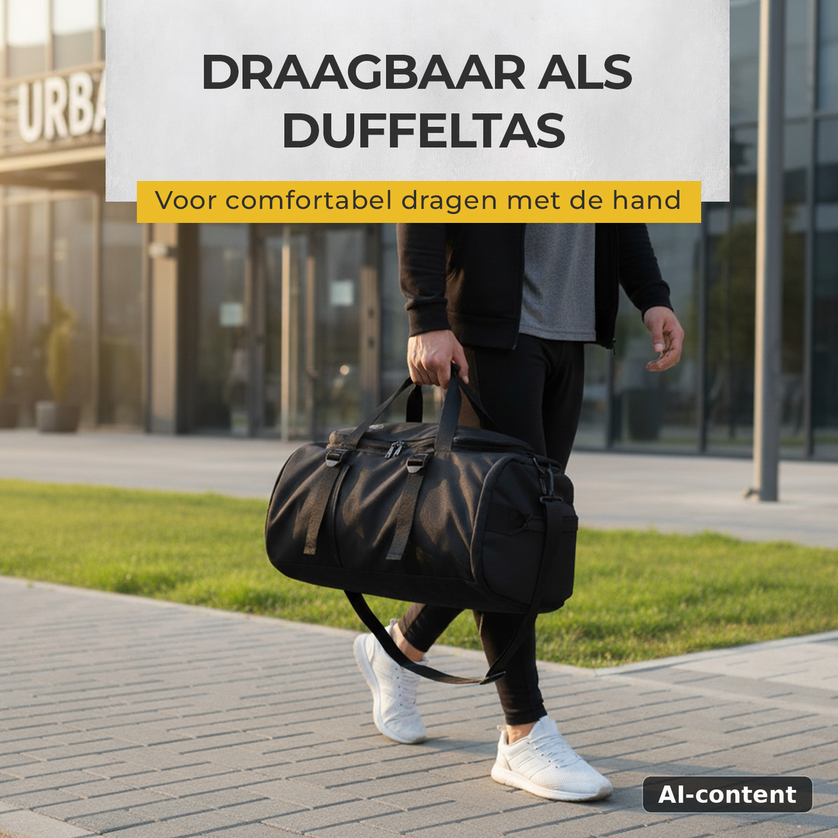 NovaQ Handbagage Duffel Rugzak 24L