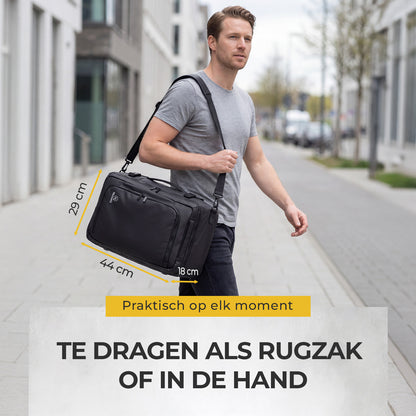 NovaQ Handbagage Rugzak Met Laptopvak