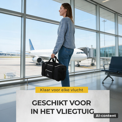 NovaQ Handbagage Duffeltas Met Bodemvak 20L