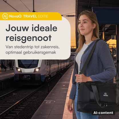 NovaQ Handbagage Duffeltas Met Bodemvak 20L