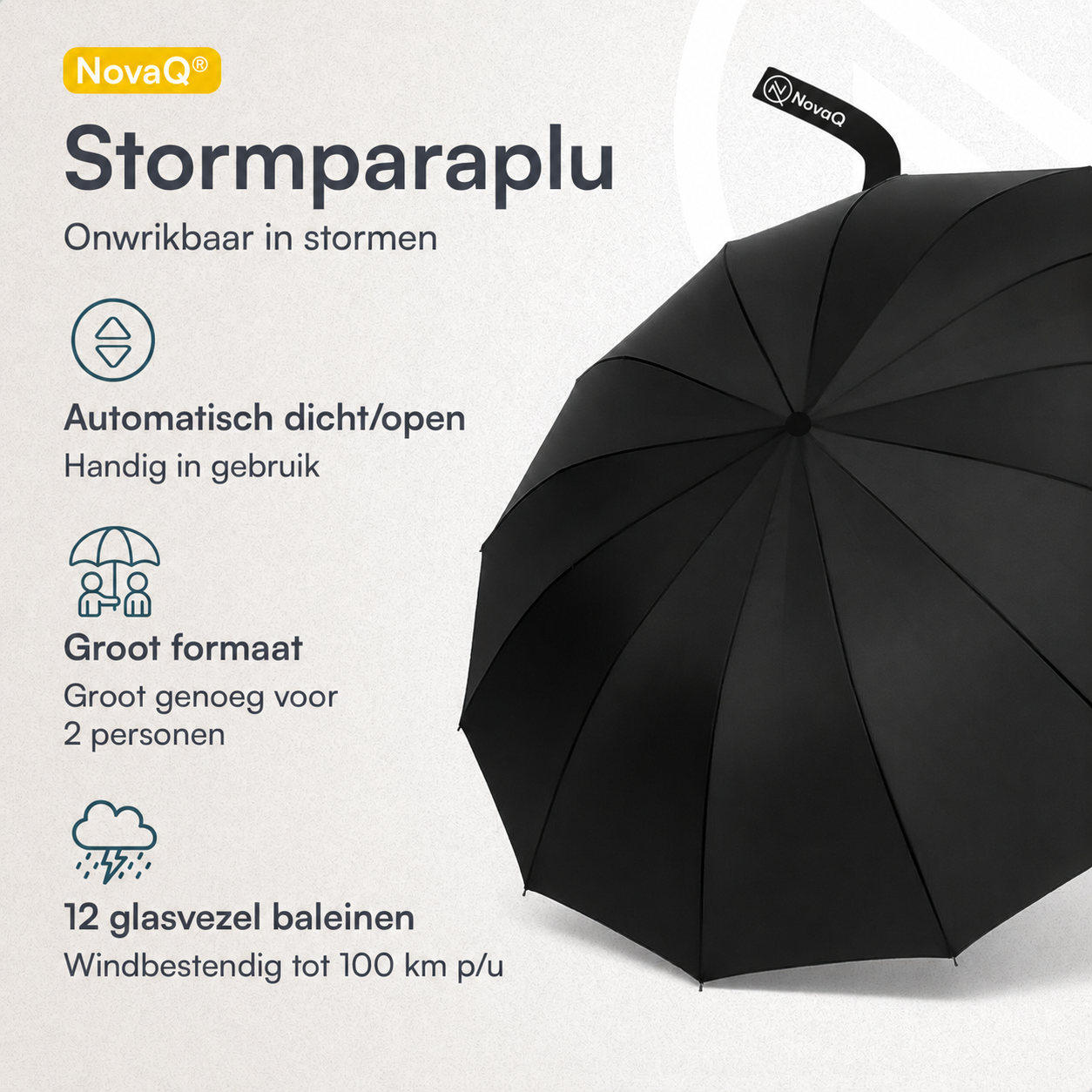 NovaQ Stormparaplu