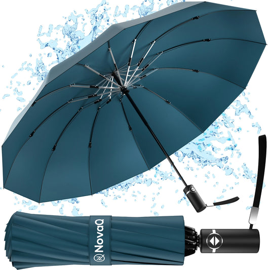 paraplu groen blauw