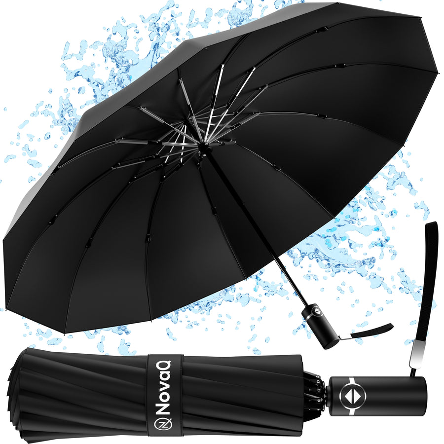 NovaQ Stormparaplu zwart