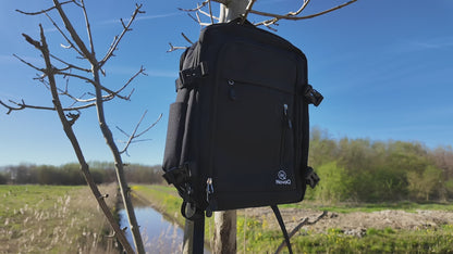 NovaQ Handbagage Rugzak Met Extra Vakken 20L